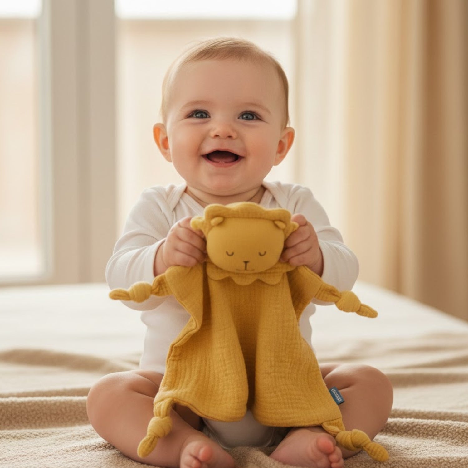 Doudou d'apaisement à motifs d'animaux
