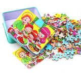 Puzzle en Bois de Découverte de la Faune dans une Boîte de Rangement (Ensemble de Puzzle de 80 Pièces)