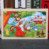 Puzzle en Bois de Découverte de la Faune dans une Boîte de Rangement (Ensemble de Puzzle de 80 Pièces)