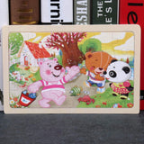 Puzzle en Bois de Découverte de la Faune dans une Boîte de Rangement (Ensemble de Puzzle de 80 Pièces)