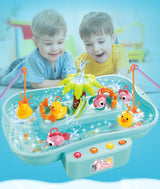 Bassin de Pêche Magnétique Interactif (Musique & Cycle de l'Eau)
