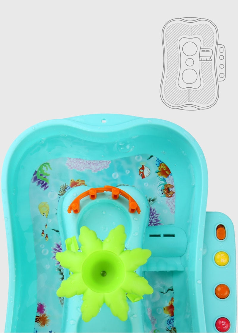 Bassin de Pêche Magnétique Interactif (Musique & Cycle de l'Eau)
