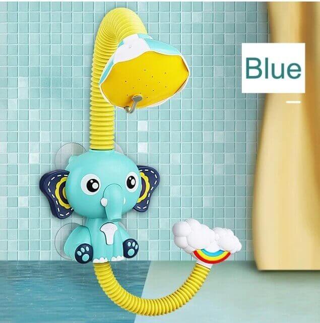 Tête de Douche Éléphant Électrique (Jouet de Pulvérisation d'Eau Interactif)
