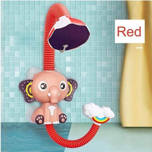 Tête de Douche Éléphant Électrique (Jouet de Pulvérisation d'Eau Interactif)