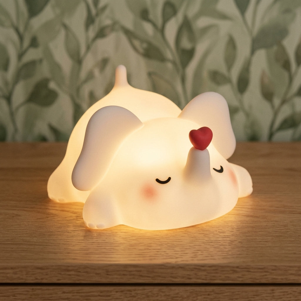 Veilleuse Pipo l'éléphant rechargeable