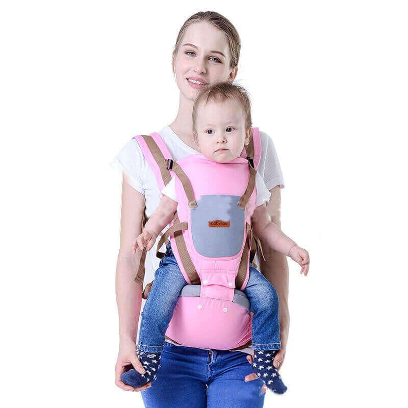 Porte-bébé ergonomique EmbraceMates™ avec siège de hanche (Position M Kangourou et soutien du dos)