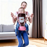 Porte-bébé ergonomique EmbraceMates™ avec siège de hanche (Position M Kangourou et soutien du dos)