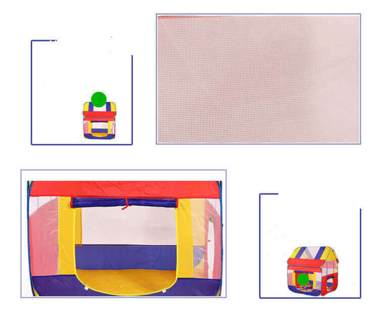 Tente Maison de Jeu Extérieure EnchantedGarden™ Grande (Convient à 5 Enfants avec Filet Anti-Moustiques)