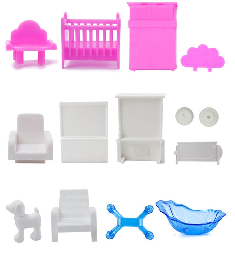 Villa Incantata™ Casa delle Bambole Modulare Fai da Te (Set da Costruzione Ecologico)
