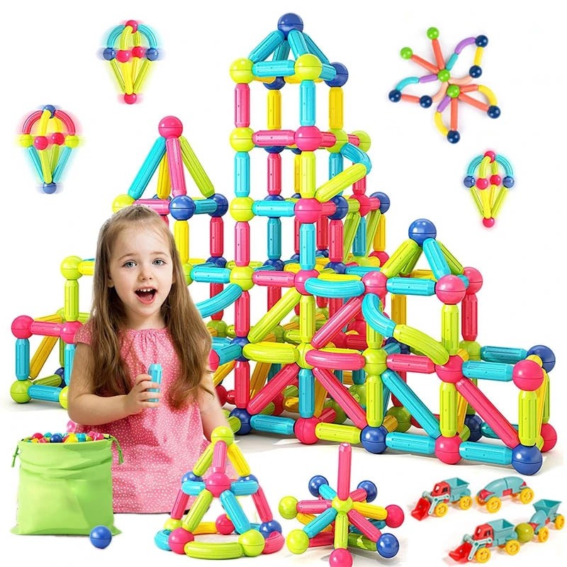 Gioco di Costruzioni Magnetiche per Bambini