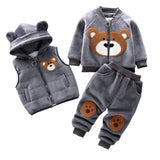 3-Piece Velvet Set for Boys and Girls