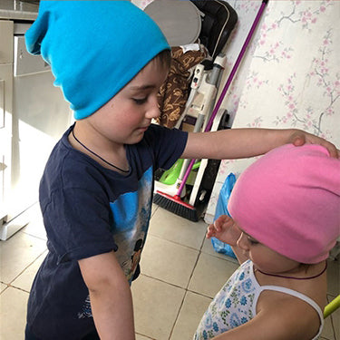 Set berretto e sciarpa per bambini