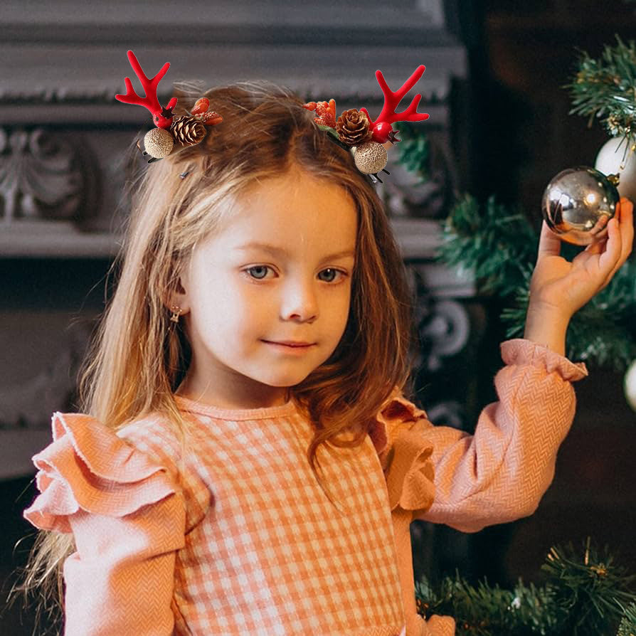 Fermagli per capelli natalizi per bambine