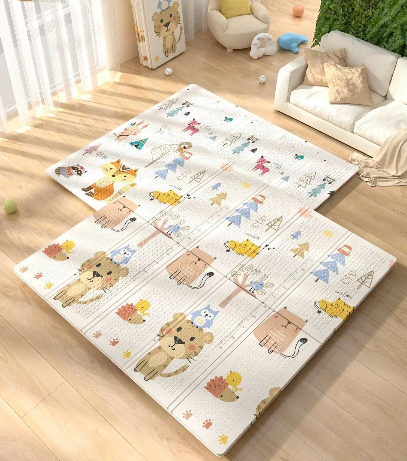 Tappeto da Gioco Pieghevole per Bambini e Neonati