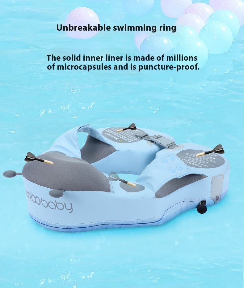 FloatBee™ Flotteur de Natation Bébé Sans Air avec Auvent (Non-Gonflable)