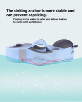 FloatBee™ Flotteur de Natation Bébé Sans Air avec Auvent (Non-Gonflable)