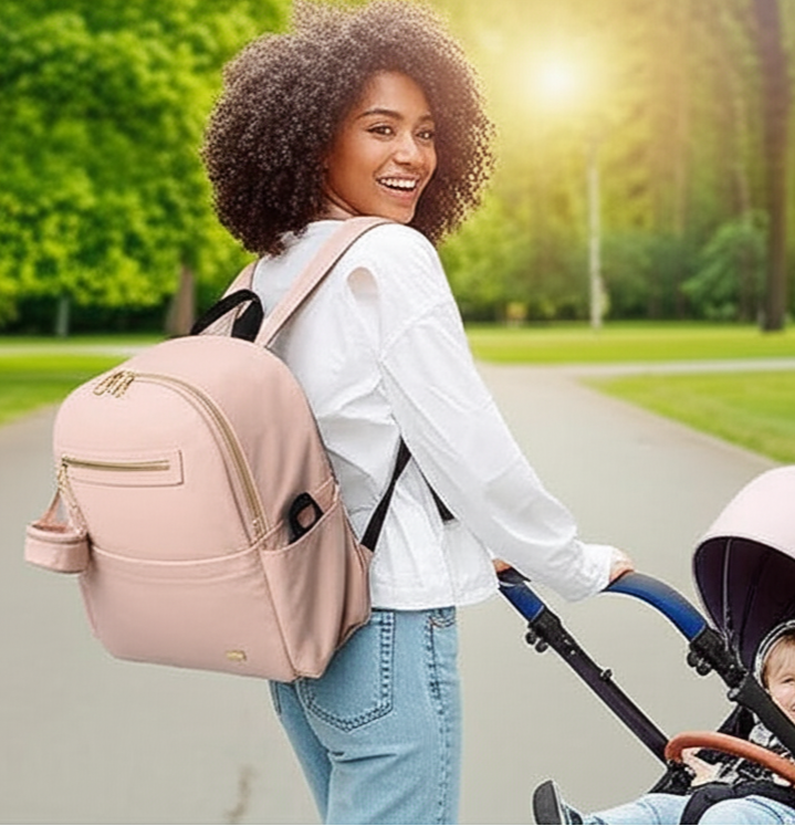 Diaper Bag With Pacifier Case | SipSafe