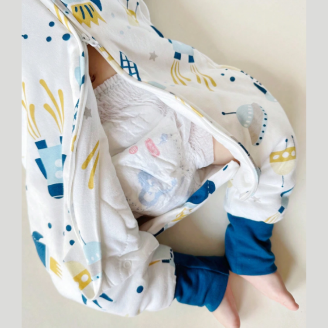 Gigoteuse à jambes fendues pour bébé | CozyNest