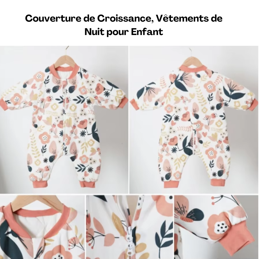 Gigoteuse à motif fleuri