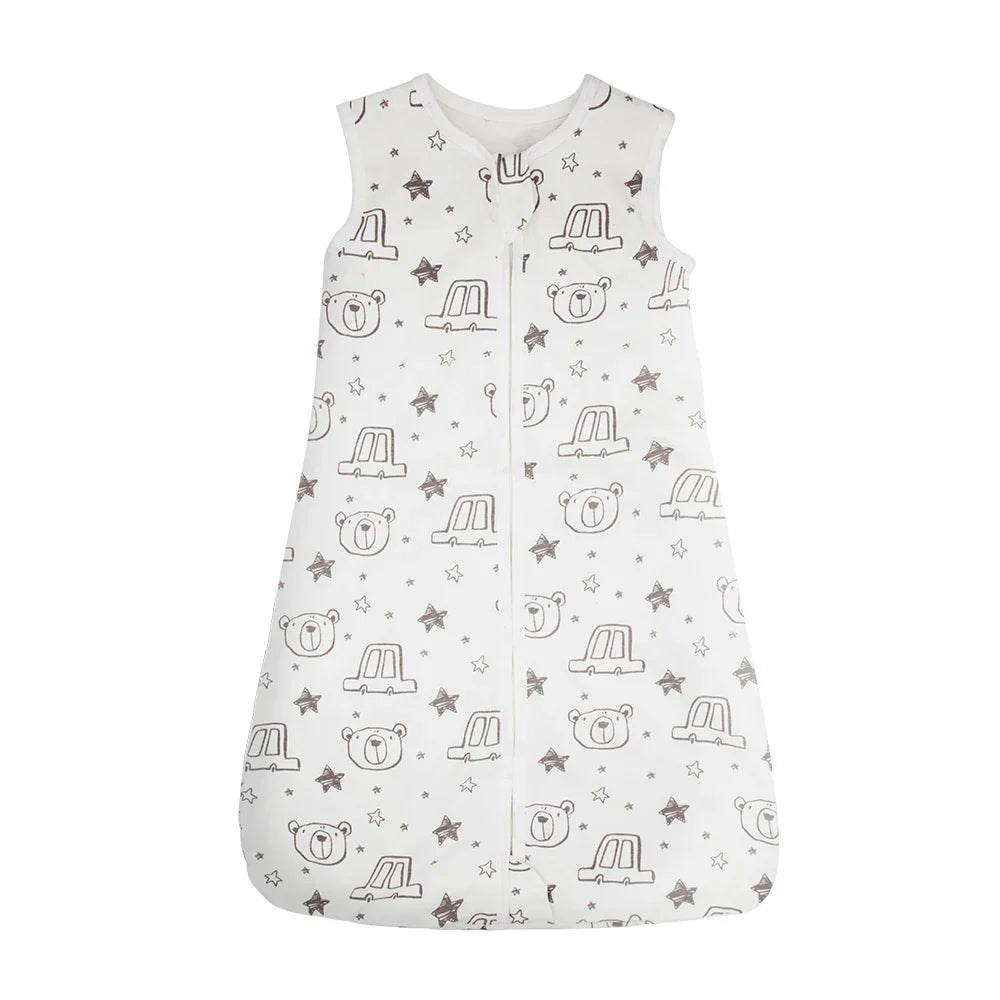 Star-patterned summer sleep sack
