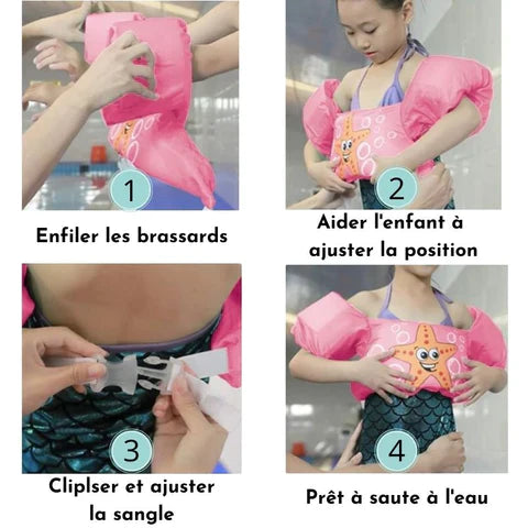 Gilet de Natation à Brassard pour Enfants