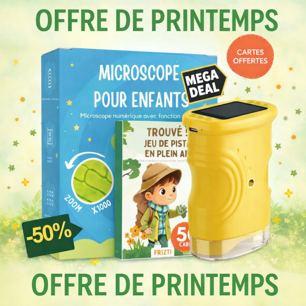 Kit microscopio con schermo che allontana dagli schermi (+ 50 SCHEDE IN OMAGGIO)