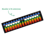 Large Montessori Abacus 15 columns – Abaku™