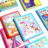 Set di 5 libri da colorare magici ad acqua