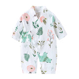 Barboteuse Kimono Bébé en Gaze de Coton