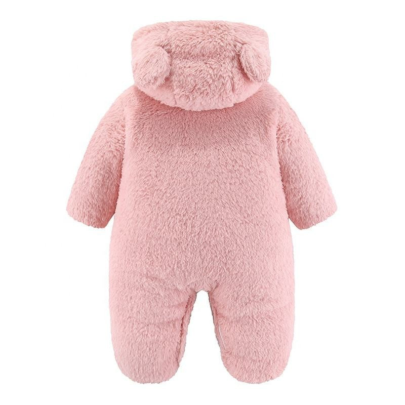 Tutina in peluche con orsetto