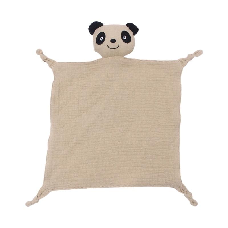 Doudou panda in cotone per neonato
