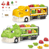 Dinosaur Truck with Cars