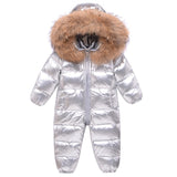Combinaison Ski Bébé avec Capuche Fourrure