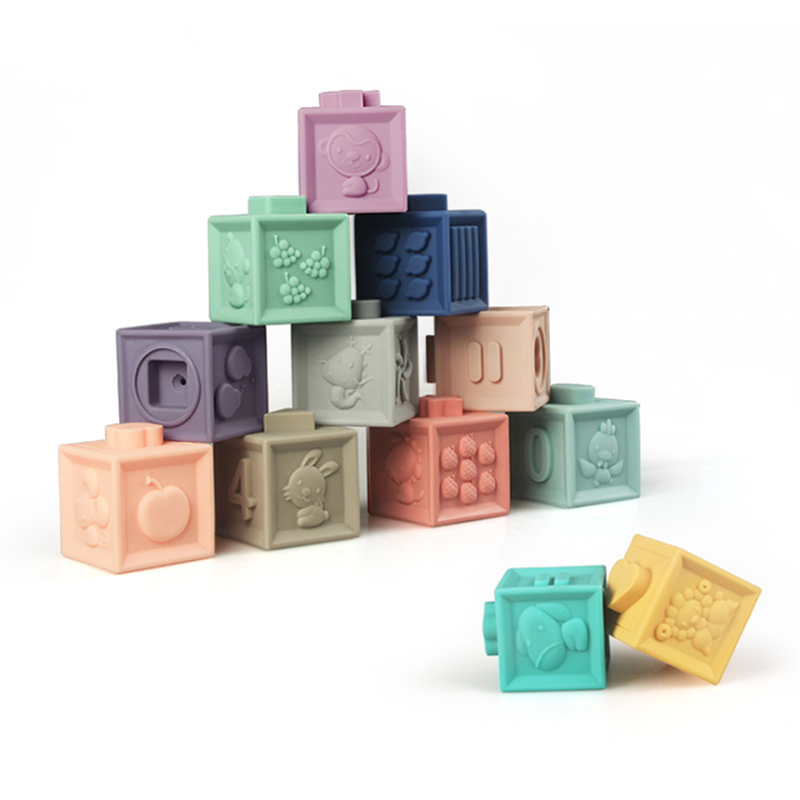 Cubetti Sensoriali Impilabili per Neonati