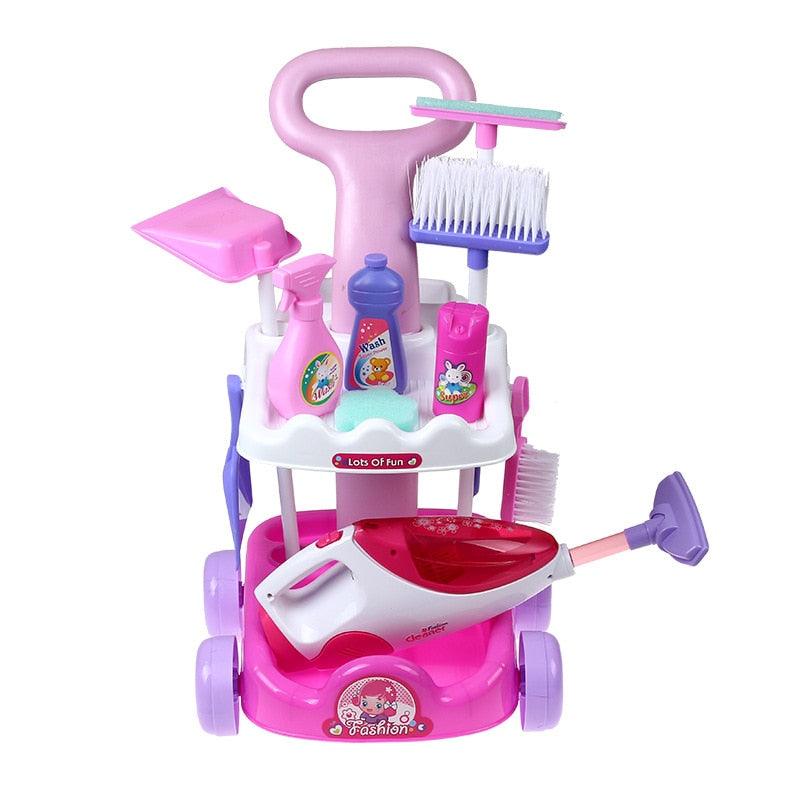 Giocattolo Carrello Pulizie e Aspirapolvere
