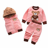Completo Invernale 3 Pezzi per Bambini e Neonati