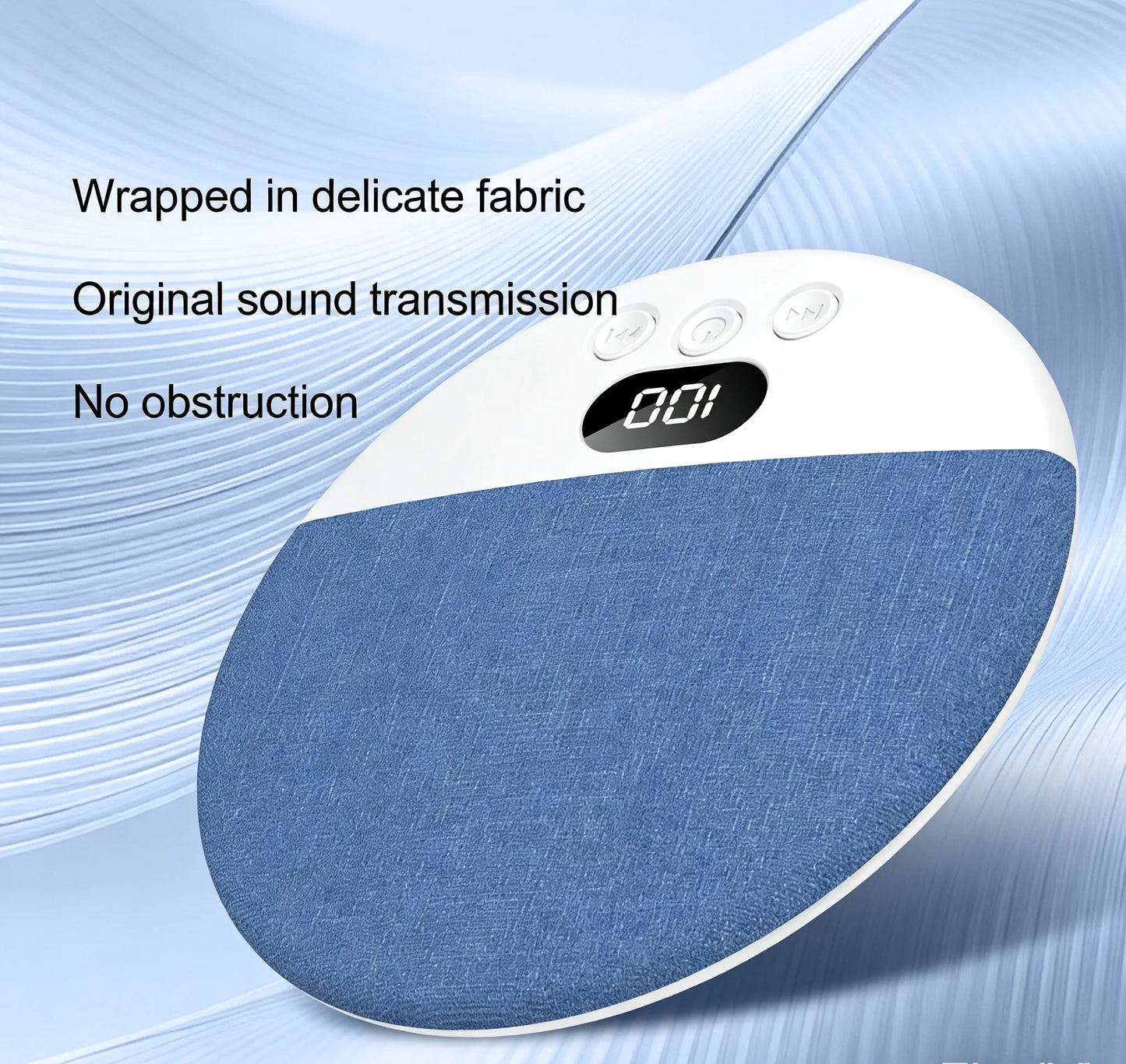 Oreiller haut-parleur à conduction osseuse – bruit blanc et musique douce, Bluetooth
