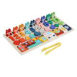 Puzzle Montessori Chiffres Formes et Pêche