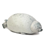 Coussin peluche phoque potelé – Happy ou Angry, plusieurs tailles