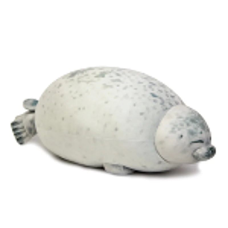 Coussin peluche phoque potelé – Happy ou Angry, plusieurs tailles
