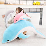 Grande peluche di delfino per bambino
