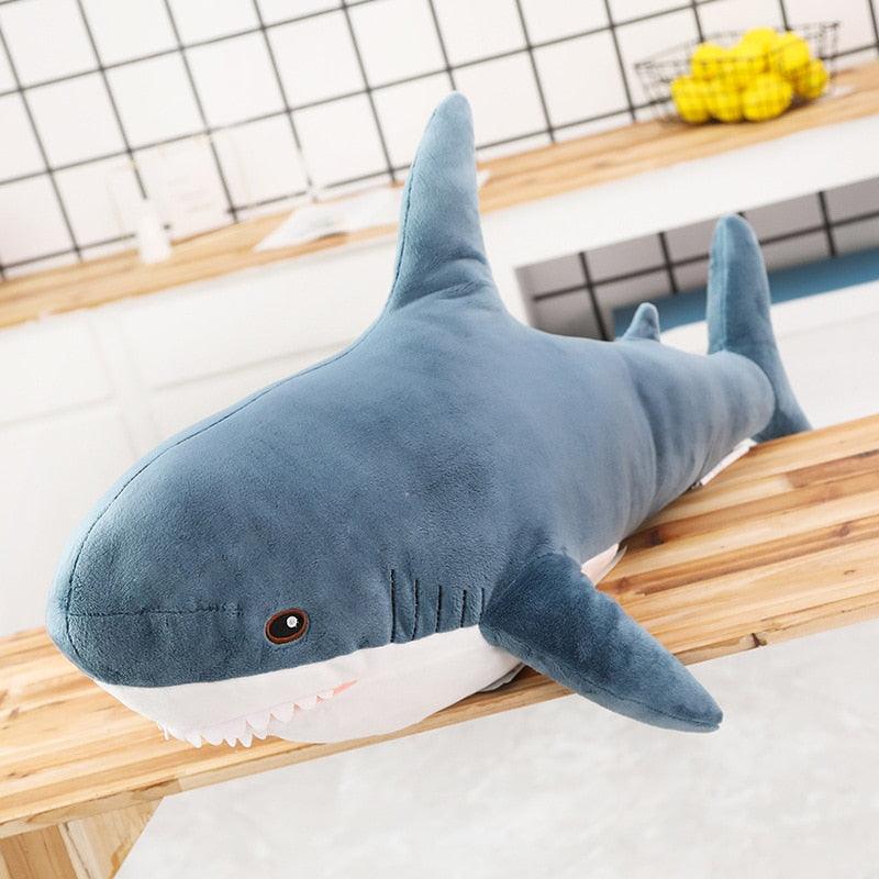 Grande peluche di squalo per bambini