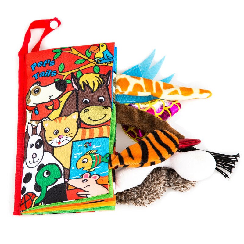 Livre en tissu Montessori pour Bébé