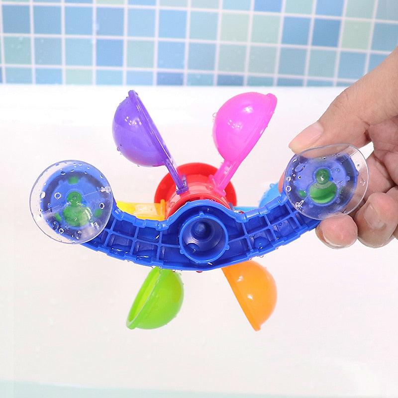 Ruota ipnotica colorata per il bagno