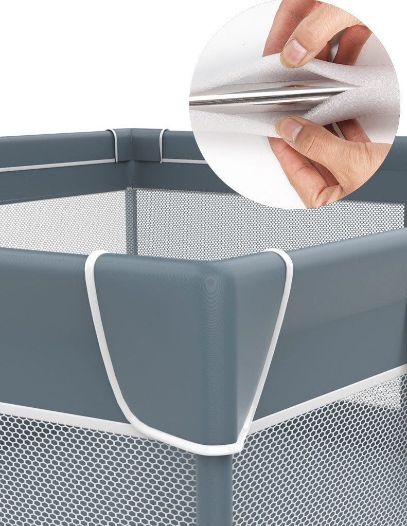 Box Pieghevole per Neonati con Tappeto Rimovibile