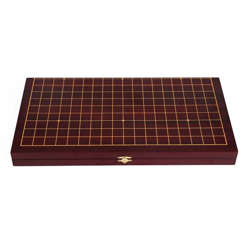 Goban en Bois Pliable 19x19 avec tiroirs amovibles