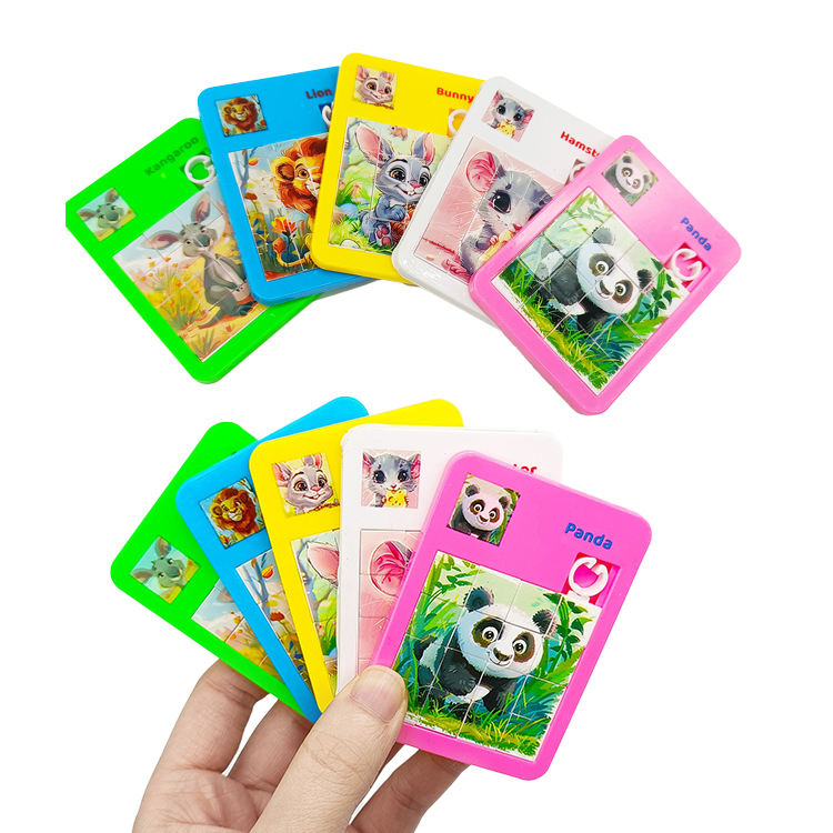 Puzzle scorrevole per bambini, gioco a spinta