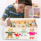 Puzzle Famiglia Orso da Vestire