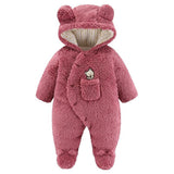 Tutina in peluche con orsetto
