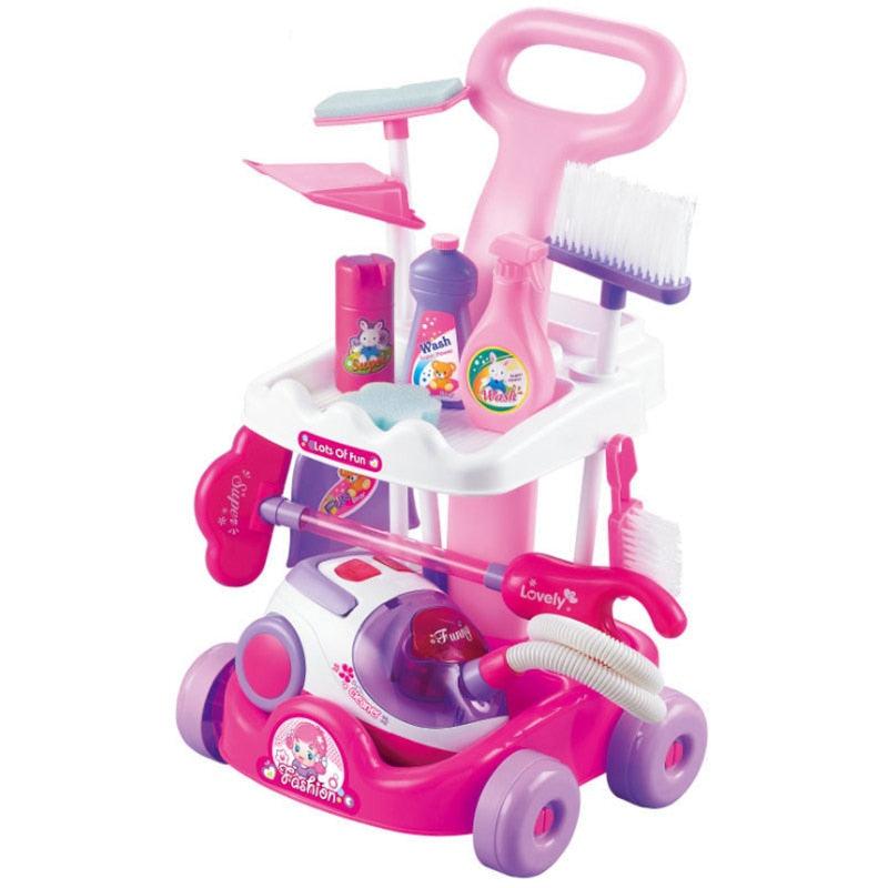 Giocattolo Carrello Pulizie e Aspirapolvere